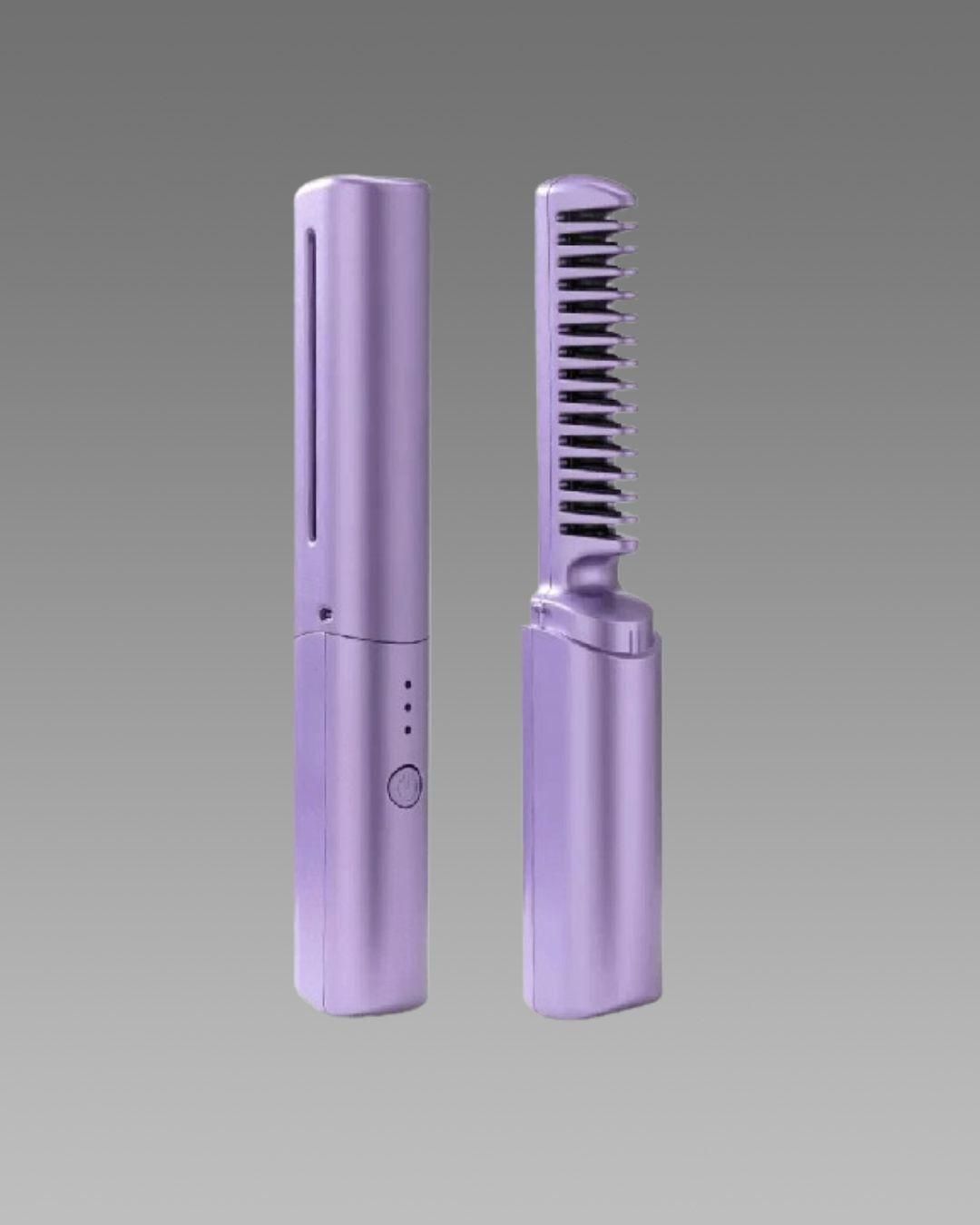 Dazzip Cordless Mini Hair Straightener Comb (Rechargeable)