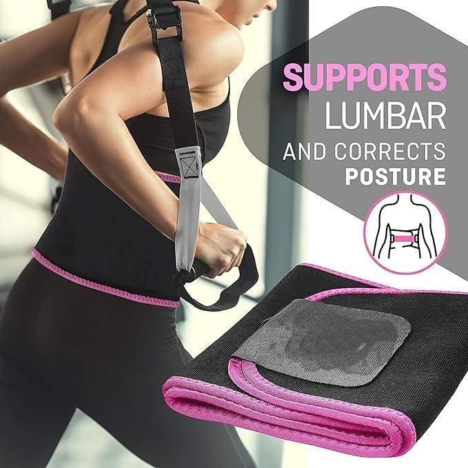 Dazzip Adjustable Waist Trimmer Belt (Unisex | Fitness Support)