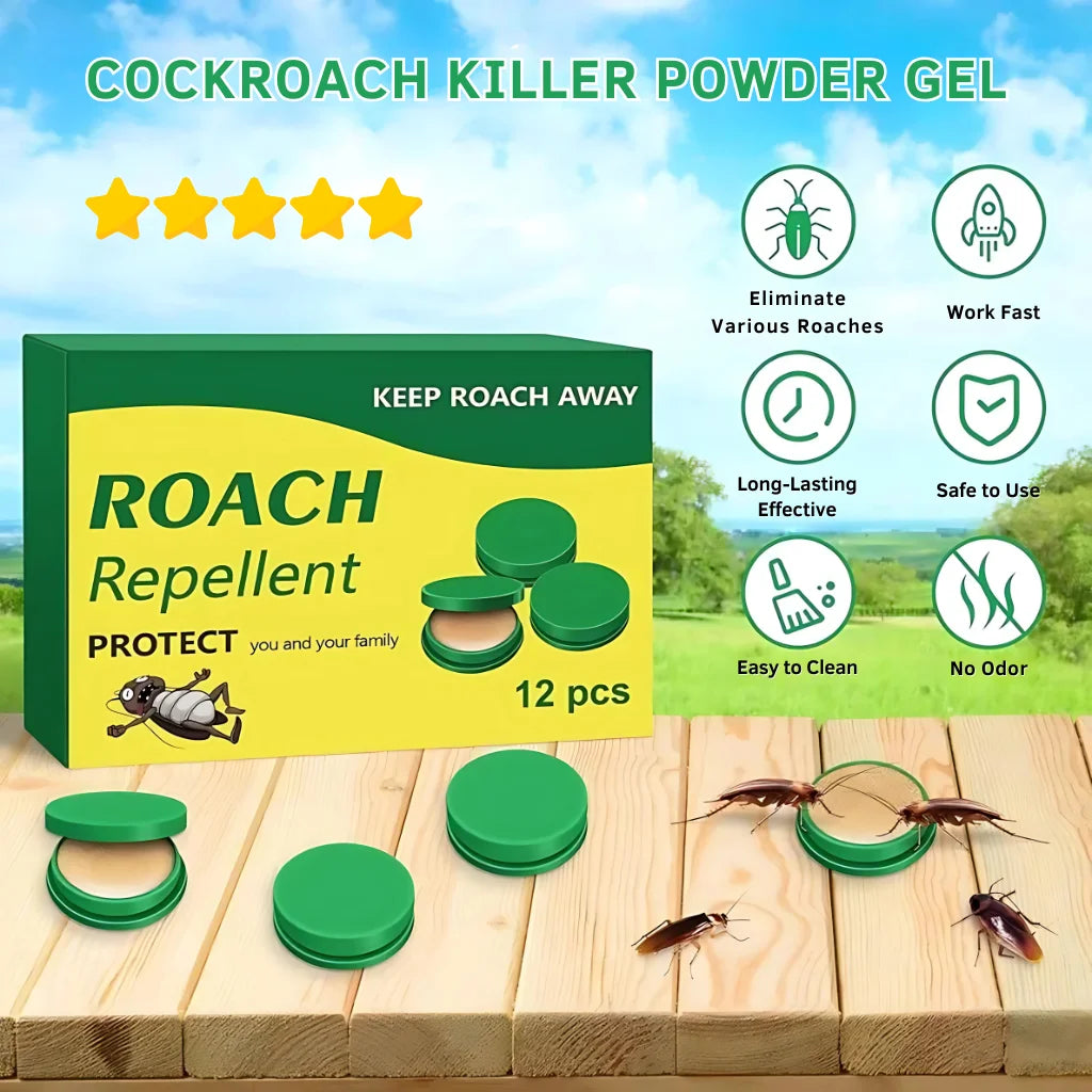 Dazzip Powerful Cockroach Killer Gel Bait (Long-Lasting)